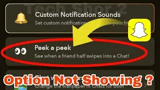 How to Fix Snapchat Peek a Peek Not Showing