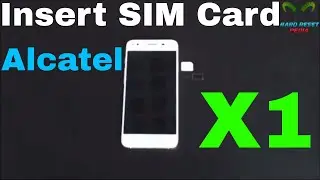 Alcatel One Touch X1 Insert the SIM Card