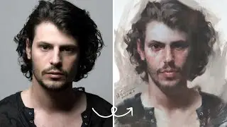Painting Manuel Cortez Step by Step | Oil Portrait Tutorial
