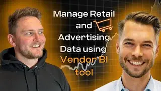 Amazon Vendor Retail and Advertising Data in Power BI Dashboard