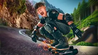 J’ai Tenté De Descendre Une Montagne En Skate 🛹