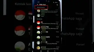 cara Intip chat WA Doi yg sering Di Hubungi / di Chat