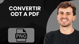 Cómo convertir ODT a PDF