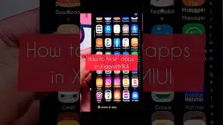 How to hide apps in Xiaomi MIUI/redmi #hide #hideapps #xiaomi #redmi