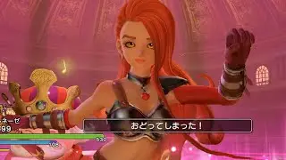 【DQH2ヒロピン】状態異常をかけられて思うように戦えないオルネーゼ【さそうおどり・拘束・凍結】- PS5 4K 60fps WEBM