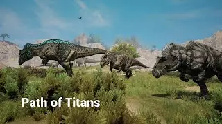 Acrocanthosaurus family comes again | path of Titans