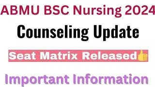 Abvmu Bsc Nursing Counseling 2024 | Bsc Nursing Entrance Exam 2024 | CNET BSC nursing
