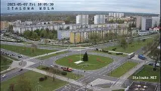 Wypadek Stalowa Wola - 2021-05-07 - Potrącenie rowerzysty - Stalowa Wola Live