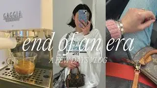 END OF AN ERA!! (my last day of work) + prepping for vacation | a few days VLOG