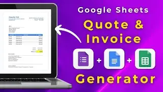 How to Generate Invoices with Google Sheets (& Quotes) Bookkeeping Template