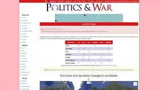 Politics & War - Google Maps / Nation Shapes Demo