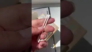Очень милая упаковка ватных палочек, экологичные и натуральные. Давайте распакуем #diy