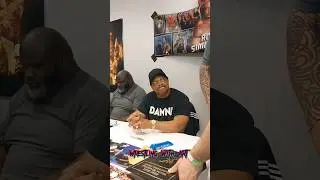 Meeting Ron Simmons! #wwe #wcw #shorts