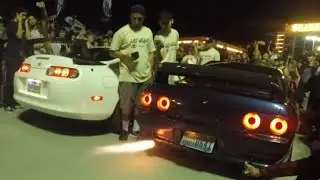 SKYLINE VS SUPRA 2 STEP BATTLE!