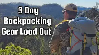 3 Day Backpacking Gear Load Out