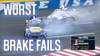 NASCAR WORST BRAKE FAIL MOMENTS | Best Of NASCAR