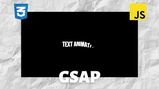 How to create a Landing Page Text Animation with GSAP