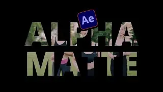 How to add VIDEO inside TEXT in After Effects | After Effects Tutorial
