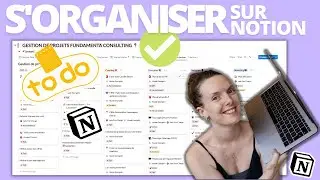 Comment s'organiser sur Notion | TEMPLATE Gestion de projets et to do list EN LIVE | TUTO NOTION