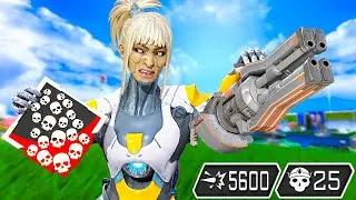 RAMPART 25 KILLS AND 5600 DAMAGE - EPIC ENDING (Apex Legends Gameplay)