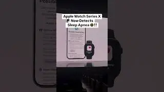 Sleep Apnea on Apple Watch Series 10 ‼️⌚️ #appleevent
