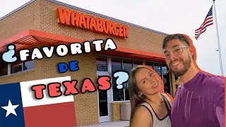 La MEJOR hamburguesa de TEXAS?| WHATABURGER 🇺🇸