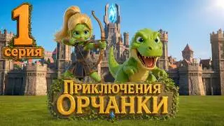 Мультик: Приключения Орчанки. Серия 1. Знакомство с динозавриком. 2026, 4K. Для детей 4, 5, 6, 7 лет