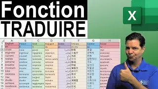 La fonction TRADUIRE d'Excel 365