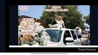 REYNAS Y COMIDA EN LA PLAZA DE RÍO VIEJO, NAYARIT FIESTA EJIDAL 2023 DIA DE SAN JUAN