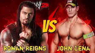 WWE 2k Roman Reigns VS John Cena | WWE 2k game fight #wwe #wwefights #wwe2k22