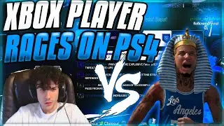 TOP XBOX GUARD COMES TO PS4 AND GETS PUNISHED WITH EASE HE “ RAGED “ ON NBA 2K20