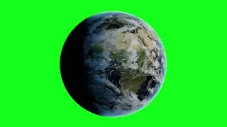 Earth Greenscreen VFX Animation | #greenscreen #vfx #earth #freecopyright #creativecommons #free