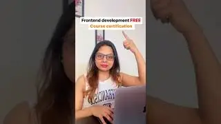 FREE Frontend Development Course with Certificate🔥 