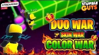 🏆 LET'S PLAY DUO WAR | Stumble guys Live Stream | MR. Yash