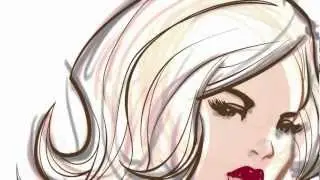Blonde Pin-up Speed Painting by Drake Pin-up