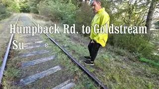 Goldstream Suspension Bridge via E&N Rail Grade