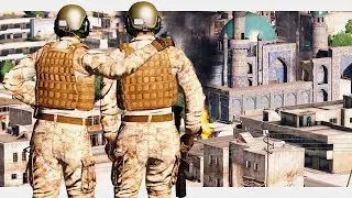 Операция морпехов США в Заргабаде. ЗАПРЕЩЕННОЕ ХИМОРУЖИЕ! Серьезные игры на Тушино [TSG Арма3/Arma3]