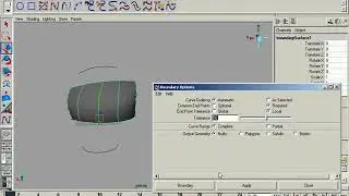 Surfaces Menu Boundary