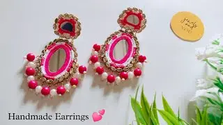 Most Trending Handmade Earrings Tutorial 💕 #youtube #handmadeearrings #viral #jewelsandyou