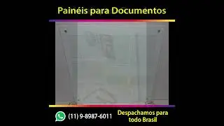 Quadro Mural Painel em Vidro, Acrílico, MDF e ACM e Gestão à Vista