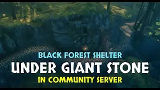 Valheim Mistlands: Shelter Under Giant Stone in Community Server! (Trolls not allowed!)