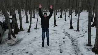 Датчики, обход препятствий #mini3pro в лесу