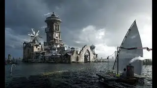 Post Apocalyptic Church - Blender 2.83