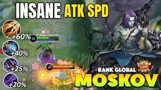 MOSKOV BEST BUILD AND GAMEPLAY 2022 ~ MOSKOV TOP GLOBAL 2022 ~ MOBILE LEGENDS