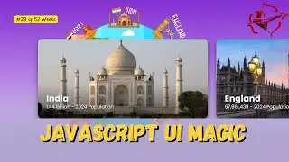 Code a Stunning Travel Slider | Animation, Swipe Logic & Responsive Design