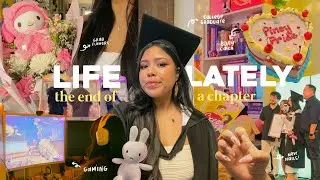 the end of a chapter: graduating college, birthday celebrations and slow reset days 🎂 ✨🎓