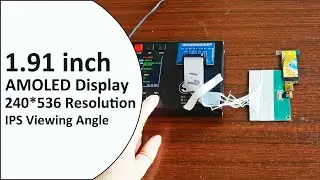 1.91inch 240*536 Bar Strip AMOLED Display Color OLED Screen Panel Small MIPI DSI Smart Phone OLED