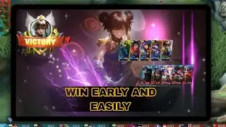 Mobile Legends || Wanwan Gameplay : Early Victory Tactics #mlbb #wanwan