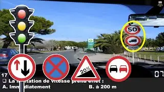 2023 Examen code de la route france ✅😘  test permis de conduire 2