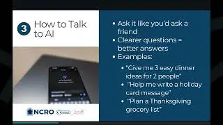 AIC Webinar - Introduction to AI - Jackie Robinson, Director of NCRO Internet Marketing